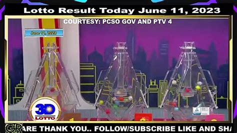 6/55 Lotto Result June 19, 2023 .
